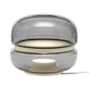 Brokis Macaron Tafellamp Small Rookgrijs - Onyx Wit