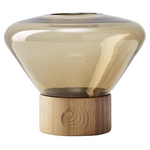 Brokis Muffins Waxinelichthouder Rookbruin - Naturel Eiken