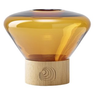 Brokis Muffins Waxinelichthouder Cognac - Naturel Eiken