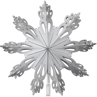 Broste Copenhagen Christmas Star Piek Silver