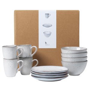 Broste Copenhagen Nordic Sand Ontbijt Serviesset 4 Personen