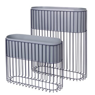 Broste Copenhagen Fenja Plantenbak Set Van 2 Insignia Blue Broste Copenhagen Fenja Plantenbak Set Van 2 Insignia Blue