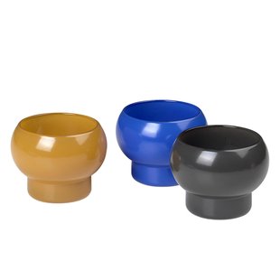 Broste Copenhagen Agathe Waxinelichthouder Set Van 3 Gold Green