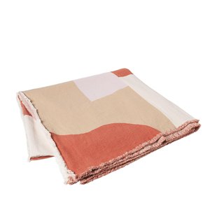 Broste Copenhagen Karla Bedsprei Pumpkin Orange