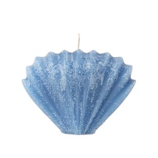 Broste Copenhagen Seashell Schelp Kaars Baja Blue Broste Copenhagen Seashell Schelp Kaars Baja Blue