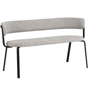 Broste Copenhagen Oda Eetbank Gestoffeerd Met Rugleuning 110 Black