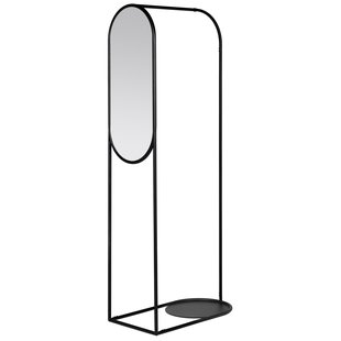 Broste Copenhagen Archie Kledingrek Met Spiegel Black