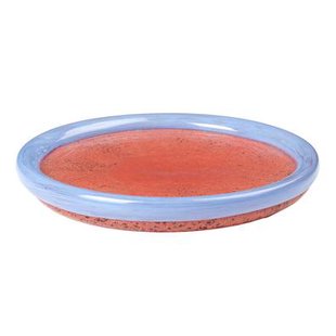 Broste Copenhagen Hula Kandelaar&Oslash;17 Oranje Blauw