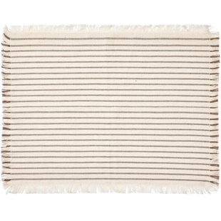 Broste Copenhagen Elouise Placemats Set Van 2 Off White/Fungi Grey