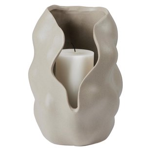 Broste Copenhagen Hekla Kandelaar Medium Dove Grey Broste Copenhagen Hekla Kandelaar Medium Dove Grey