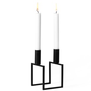 Audo Copenhagen Kubus Line Kandelaar Zwart