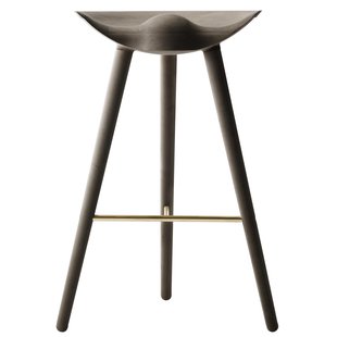 Audo Copenhagen ML42 Barkruk H81 Bruin Geolied Eiken Messing