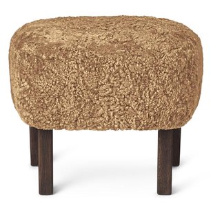 Audo Copenhagen Ingeborg Voetenbank Donker Eiken Sheepskin Honey