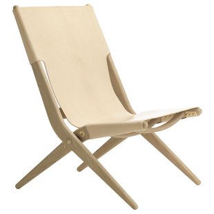 Audo Copenhagen Saxe Fauteuil Gezeept Eiken Naturel Leder