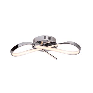 Maxlight Infinity - plafondverlichting - 15 x 14 x 45 cm - 14W LED incl. - chroom