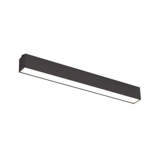 Maxlight Linear - plafondverlichting - 56 x 6 x 5 cm - 18W LED incl. - zwart - witte lichtkleur