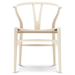 Carl Hansen&amp;Son CH24 Wishbone Stoel Natural Paper Cord Gezeept Essen