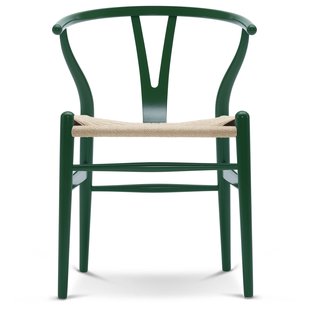 Carl Hansen&amp;Son CH24 Wishbone Stoel Colours Natural Grass Green