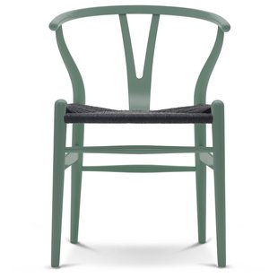 Carl Hansen&amp;Son CH24 Wishbone Stoel Colours Black Petrol Green