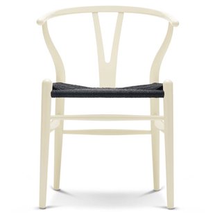 Carl Hansen&amp;Son CH24 Wishbone Stoel Colours Black Vanilla White