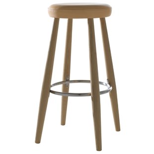 Carl Hansen&amp;Son CH58 Barkruk 68cm Gezeept Eiken Thor 300 Leer