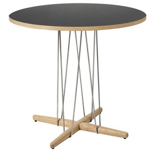 Carl Hansen&Son E020 Embrace Tafel 79.5cm Eiken Zwart Wit Geolied Carl Hansen&Son E020 Embrace Tafel 79.5cm Eiken Zwart Wit Geolied