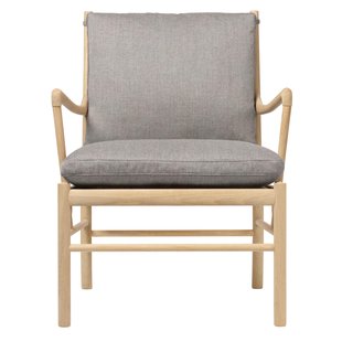 Carl Hansen&amp;Son OW149 Colonial Chair Fauteuil Gezeept Eiken Rewool 128