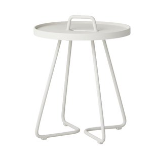 Cane-Line On-the-move Bijzettafel XS&Oslash;37 Wit