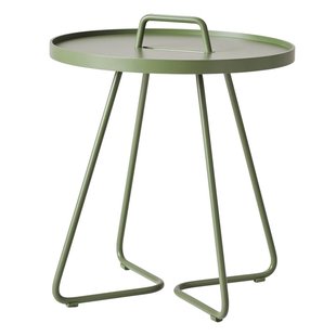 Cane-Line On-the-move Bijzettafel S&Oslash;44 Olijf Groen