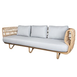 Cane-Line Nest Outdoor 3-zits Loungebank Naturel