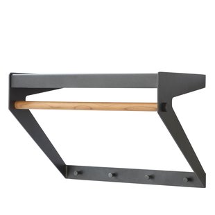 Cane-Line Copenhagen City Wandkapstok 52 Lava Grey