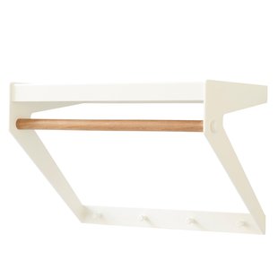 Cane-Line Copenhagen City Wandkapstok 52 White