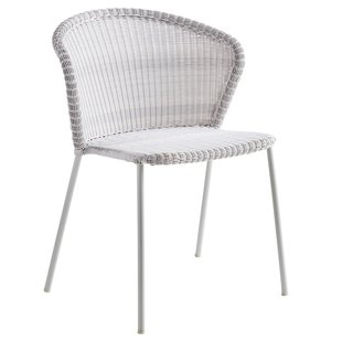 Cane-Line Lean Stapelbare Tuinstoel White Grey
