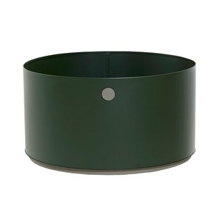 Cane-Line Grow Plantenbak L 75 Rond Dark Green