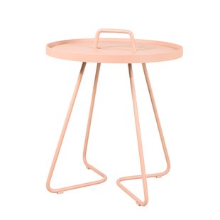 Cane-Line On-the-move Bijzettafel S&Oslash;44 Lichtroze