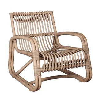 Cane-Line Curve Outdoor Lounge Fauteuil Naturel