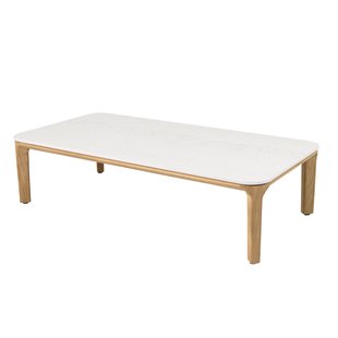 Cane-Line Aspect Salontafel 120x60 Tafelblad Travertine Look Wit