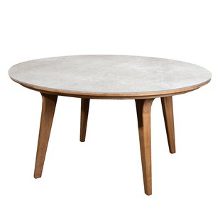 Cane-Line Aspect Tuintafel 144 Rond Tafelblad Keramiek Grijs