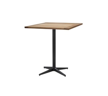 Cane-Line Drop Bistrotafel 72x72 + Onderstel Lava Grijs