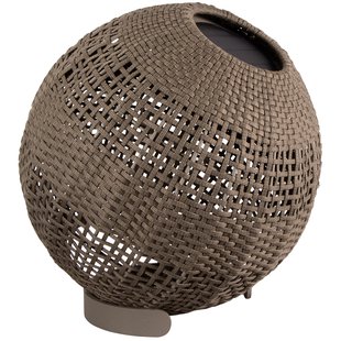 Cane-Line Illusion Ronde Tafellamp LED Oplaadbaar Taupe