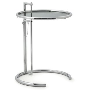 ClassiCon Adjustable Table E 1027 Bijzettafel&Oslash;52 Donker Glas