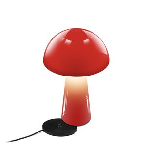Century Italia Coco - draadloze buiten tafellamp met laadstation - Ø 16 x 25,5 cm - 1,5W dimbare LED incl. - IP44 - rood