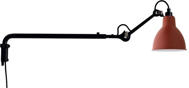 DCW&Eacute;ditions Lampe Gras N203 Wandlamp Rood