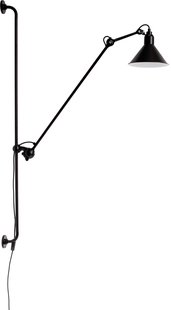 DCW&Eacute;ditions Lampe Gras N214 Wandlamp Zwart