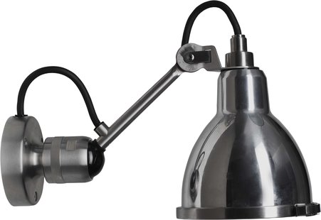 DCW&Eacute;ditions Lampe Gras N304 Classic Outdoor Seaside Wandlamp Black Staal