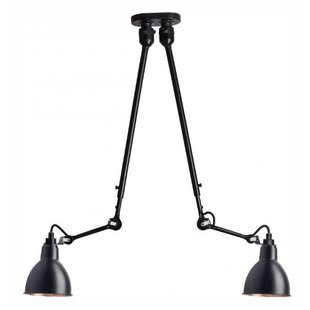 DCW&Eacute;ditions Les Doubles De Gras N302 Plafondlamp &Oslash;15.3 Zwart Koper
