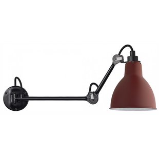 DCW&Eacute;ditions Lampe Gras N204 L40 Single Wandlamp Rood