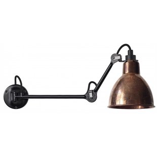 DCW&Eacute;ditions Lampe Gras N204 L40 Single Wandlamp Ruw Koper