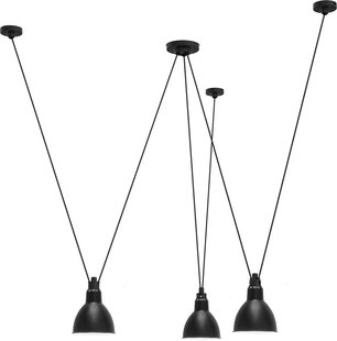 DCW&Eacute;ditions Les Acrobates De Gras N325 3 Cluster Hanglamp Zwart