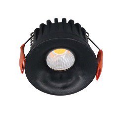 Artdelight Ottawa - inbouwspot - Ø 50mm, Ø 45mm inbouwmaat -  4W dimbare LED incl. - zwart